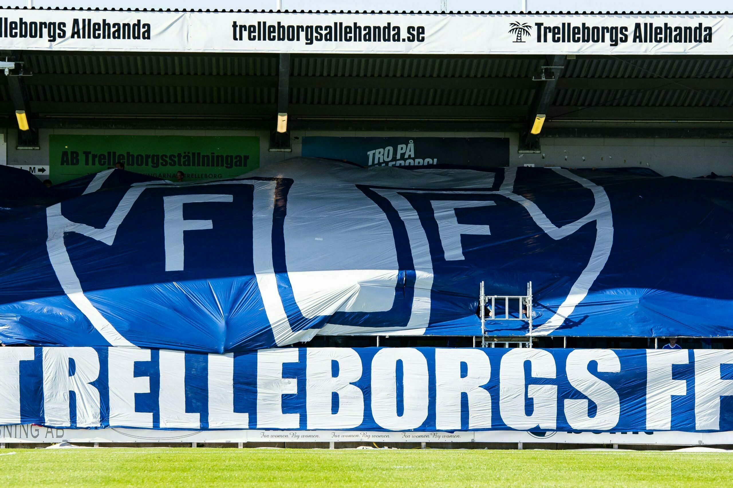 Trelleborgs FF stort tifo